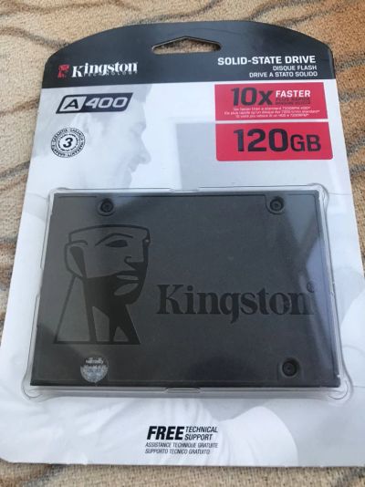 Лот: 16401585. Фото: 1. SSD-накопитель 120гб Kingston... SSD-накопители