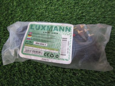 Лот: 16286369. Фото: 1. 4RCA-4RCA кабель Luxmann 3 м. Шнуры, кабели, разъёмы