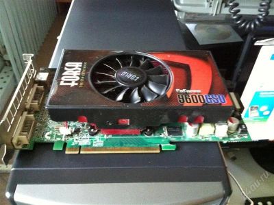 Лот: 1031598. Фото: 1. GF 9600GSO 384M 192Bit DDR3 HDVI... Видеокарты