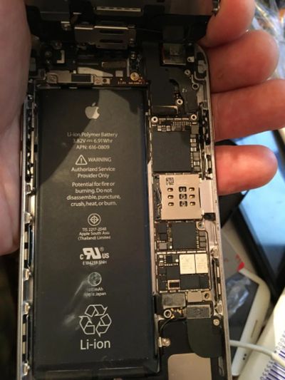 Лот: 8097707. Фото: 1. Плата iPhone 6. Микросхемы и платы