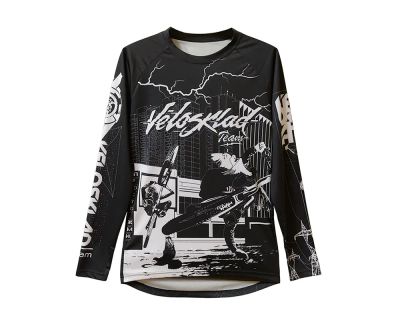 Лот: 24308555. Фото: 1. Velosklad Джерси VeloSklad Black... Другое (велоспорт)