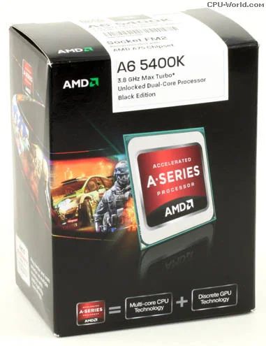 Лот: 3249868. Фото: 1. Процессор НоВыЙ AMD A6 X2 5400K... Процессоры