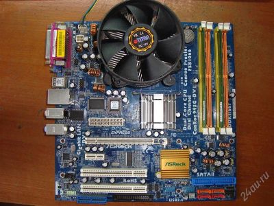 Лот: 1010517. Фото: 1. Intel Pentium 4 3GHz + материнка... Процессоры