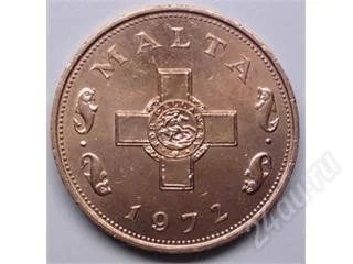 Лот: 139094. Фото: 1. Мальта. 1 цент 1972г. Идеал!. Европа