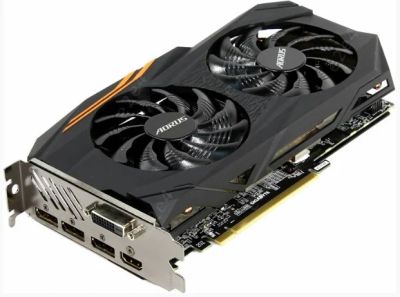 Лот: 13493720. Фото: 1. Gigabyte Radeon RX 580 Aorus 8... Видеокарты