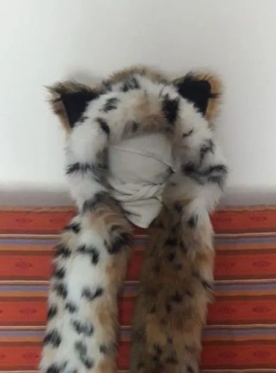 Лот: 23295616. Фото: 1. Шапка под рысь с ушками искусственный... Головные уборы