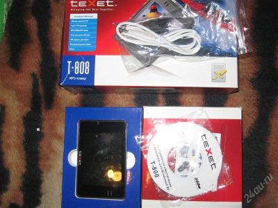 Лот: 860768. Фото: 1. TEXET T-808 MP3 плеер. Плееры