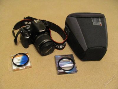 Лот: 1169055. Фото: 1. Canon EOS 450 D + объектив Canon... Цифровые зеркальные