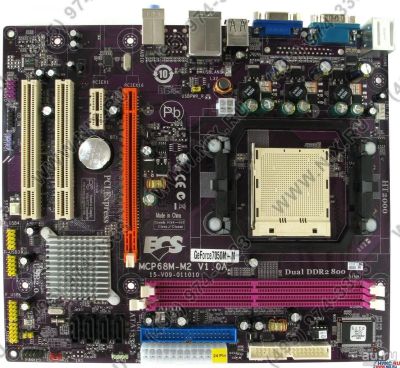 Лот: 8598715. Фото: 1. Elitegroup GeForce® 7050M-M (V1... Материнские платы