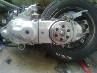Лот: 1910997. Фото: 1. двигатель для honda dio af 27... Запчасти