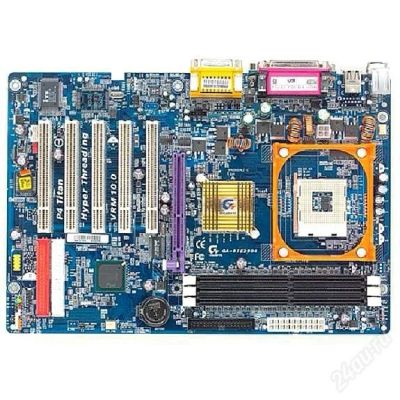 Лот: 854808. Фото: 1. Материнская плата Gigabyte GA-8IE2004... Материнские платы