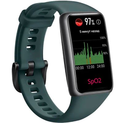 Лот: 22218672. Фото: 1. Смарт-браслет HUAWEI Band 6, насыщенный... Смарт-часы, фитнес-браслеты, аксессуары