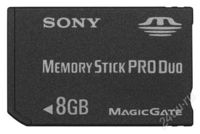 Лот: 770922. Фото: 1. Memory Stick Pro Duo 8Gb для PSP... Запчасти для игровых приставок, консолей