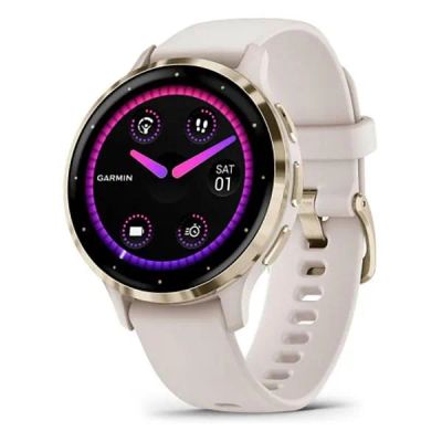 Лот: 24433573. Фото: 1. Смарт-часы Garmin 3S Soft Gold... Смарт-часы, фитнес-браслеты, аксессуары