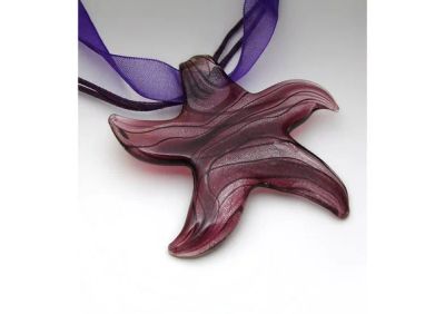 Лот: 4114181. Фото: 1. Кулон "Viola stella" из муранского... Подарки на 8 марта