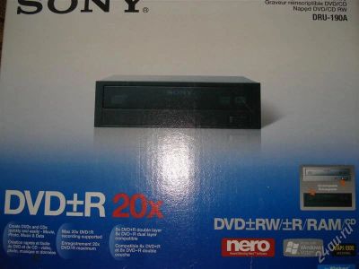 Лот: 1187509. Фото: 1. DVD+RW/+R/RAM SONY. Приводы CD, DVD, BR, FDD