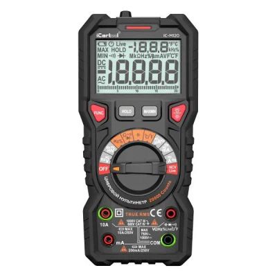 Лот: 25085699. Фото: 1. Мультиметр iCartool IC-M120. Оборудование для ремонта