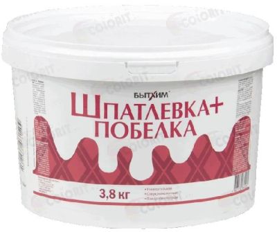 Лот: 18706695. Фото: 1. Шпатлёвка+побелка ECOLINE 5 кг... Бытовая химия