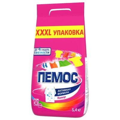 Лот: 24116882. Фото: 1. Стиральный порошок Пемос, 5.4... Бытовая химия