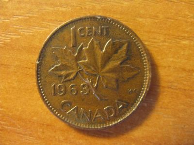 Лот: 9589725. Фото: 1. Канада 1 цент 1963 года. Америка