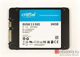 Лот: 17268488. Фото: 1. SSD Crucial BX500 240Gb. SSD-накопители