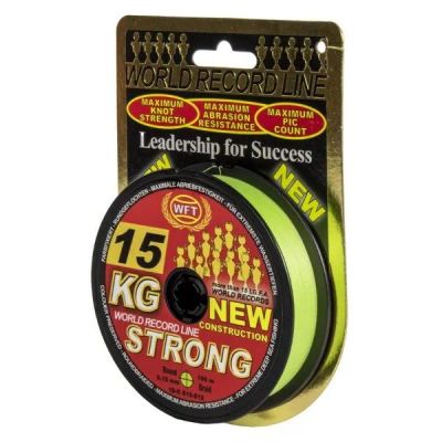 Лот: 25513739. Фото: 1. Шнур плетеный WFT KG Strong Chartreuse... Шнуры, кабели, разъёмы