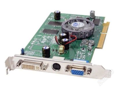 Лот: 887636. Фото: 1. Видеокарта AGP Radeon 9600PRO... Видеокарты