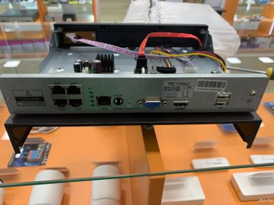 Лот: 16070255. Фото: 1. NVR регистратор POE 48V 4 канальный... Видеонаблюдение