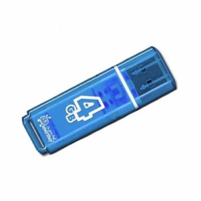 Лот: 11466594. Фото: 1. Флешка USB 2.0 4Gb Smart Buy Glossy... USB-флеш карты