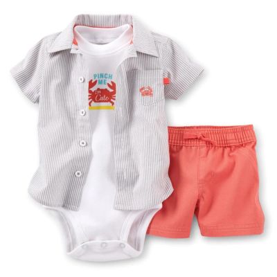 Лот: 5103813. Фото: 1. Комплект летний Carters (Картерс... Костюмы, пиджаки, комбинезоны