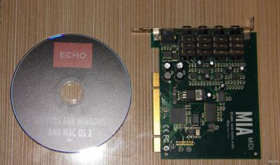 Лот: 13683188. Фото: 1. Звуковую карту Echo mia midi. Звуковые карты