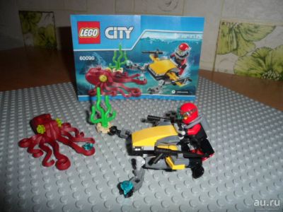 Лот: 16152462. Фото: 1. Конструктор LEGO City 60090 Глубоководный... Конструкторы