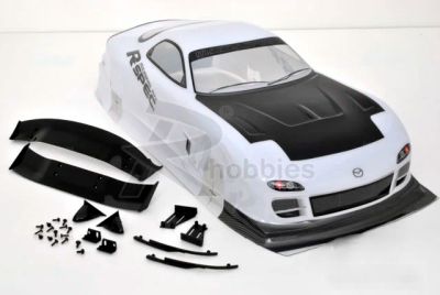 Лот: 3863213. Фото: 1. Кузов 1:10 Mazda RX7 окрашенный... Автомоделизм