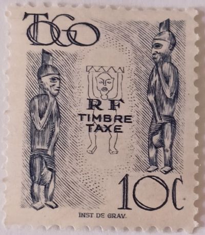 Лот: 25083255. Фото: 1. Марка - TOGO, ТОГО 1947 год Франция... Марки