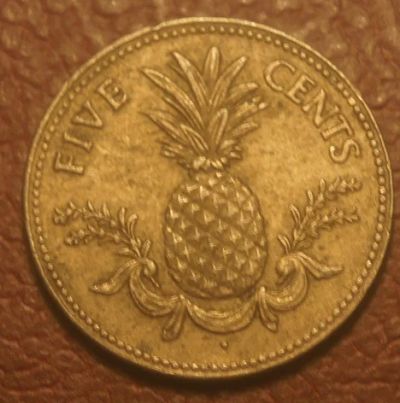Лот: 5534053. Фото: 1. Распродажа.Багамы.5 центов 1975... Америка