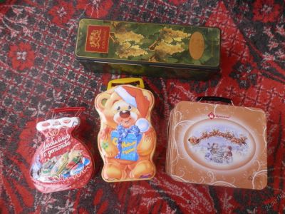 Лот: 5722942. Фото: 1. железные коробочки. Контейнеры, банки