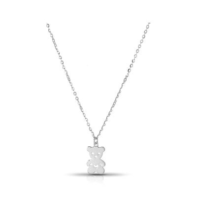 Лот: 23783784. Фото: 1. Серебряное колье Медведь. Колье