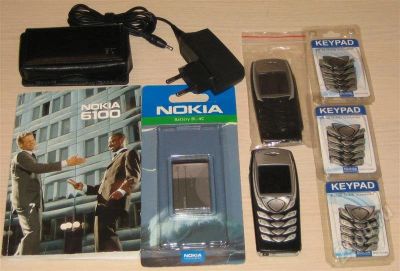 Лот: 708198. Фото: 1. Nokia 6100 + ЗУ + чехол + АКБ... Кнопочные мобильные телефоны