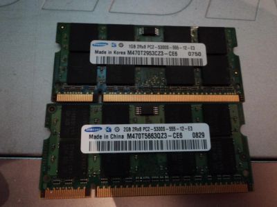 Лот: 6769731. Фото: 1. DDR 2gb + 1gb. Оперативная память