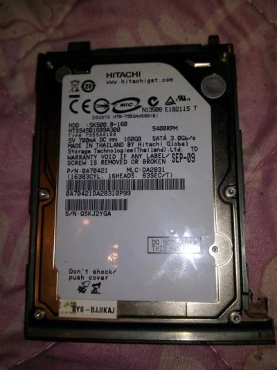 Лот: 4596922. Фото: 1. винт от нетбука DNS. Жёсткие диски (HDD)