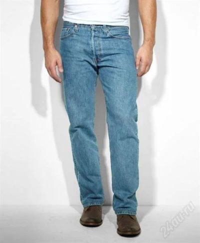 Лот: 2390341. Фото: 1. Мужские levis 501 medium stonewash... Брюки, джинсы, шорты