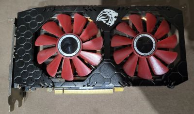 Лот: 19308894. Фото: 1. Видеокарта AMD Rx570 4Gb HIS. Видеокарты
