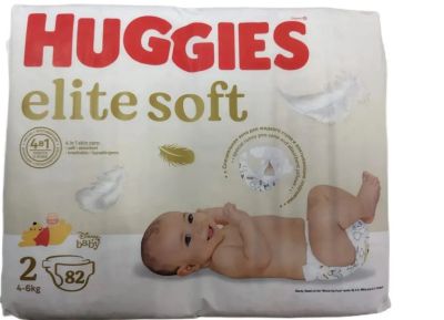 Лот: 24958984. Фото: 1. Подгузники huggies Elite Soft... Детская гигиена