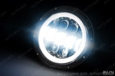 Лот: 15325035. Фото: 1. Фары 7 дюймов H4 ближний дальний... Детали тюнинга