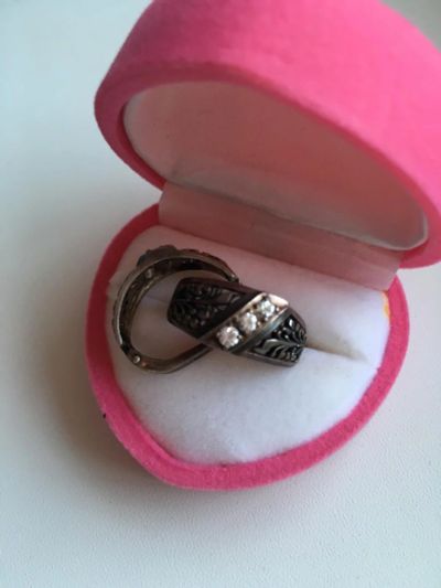 Лот: 7695215. Фото: 1. Серьги из черненого серебра. Серьги, каффы