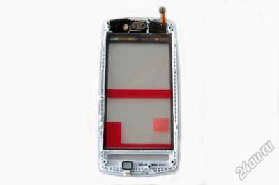 Лот: 6087181. Фото: 1. Тачскрин Nokia 600 белый. Дисплеи, дисплейные модули, тачскрины