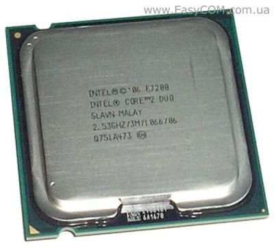 Лот: 4109445. Фото: 1. Процессор Intel Core 2 Duo E7200... Процессоры