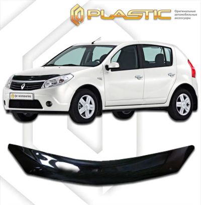 Лот: 13012734. Фото: 1. Дефлектор капота Renault Sandero... Детали тюнинга