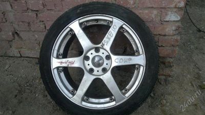 Лот: 2748642. Фото: 1. Комплект колес 215/45/R17 5Zigen... Шины на дисках