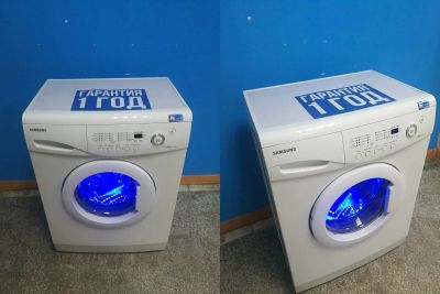 Лот: 14706551. Фото: 1. Стиральная машина Samsung wf f1061... Стиральные машины